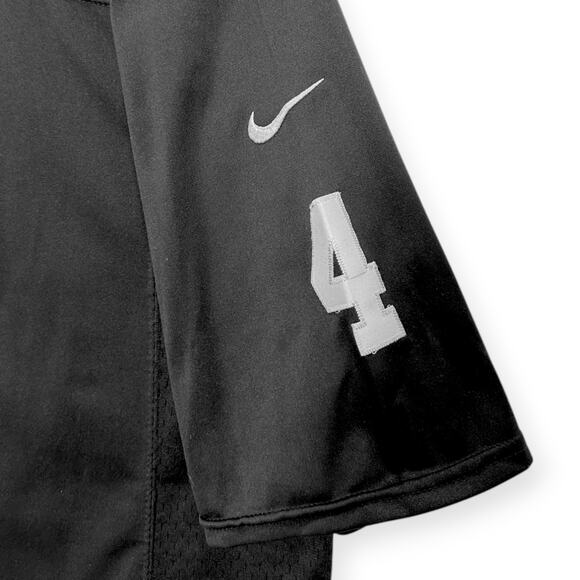 NFL x Nike Las Vegas Raiders Derek Carr #4 On Field Black Jersey Size XXXL - Picture 8 of 10